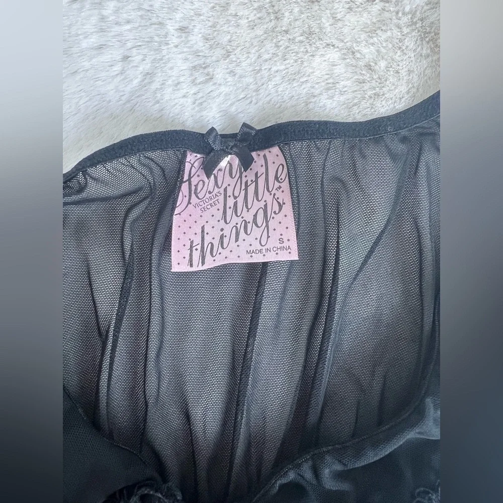 Victoria's Secret Sexy Little Things Mesh Maid Babydoll Slip Size Small - Picture 6 of 8